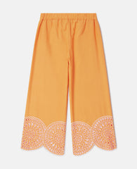 Popeline Statement Cuff Trousers