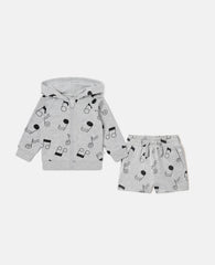 Music Print Tracksuit Set
