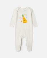 Party Hat Print Hat And Romper Set