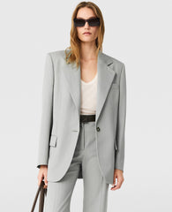 Single-Breasted Boyfriend Blazer