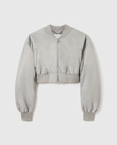 Cropped Bomber Jacket