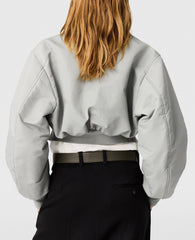 Cropped Bomber Jacket