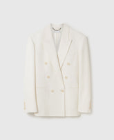 Double-Breasted Tuxedo Blazer