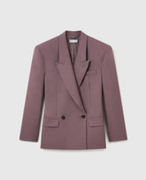 Canvas Double-Breasted Waisted Jacket
