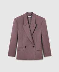 Canvas Double-Breasted Waisted Jacket