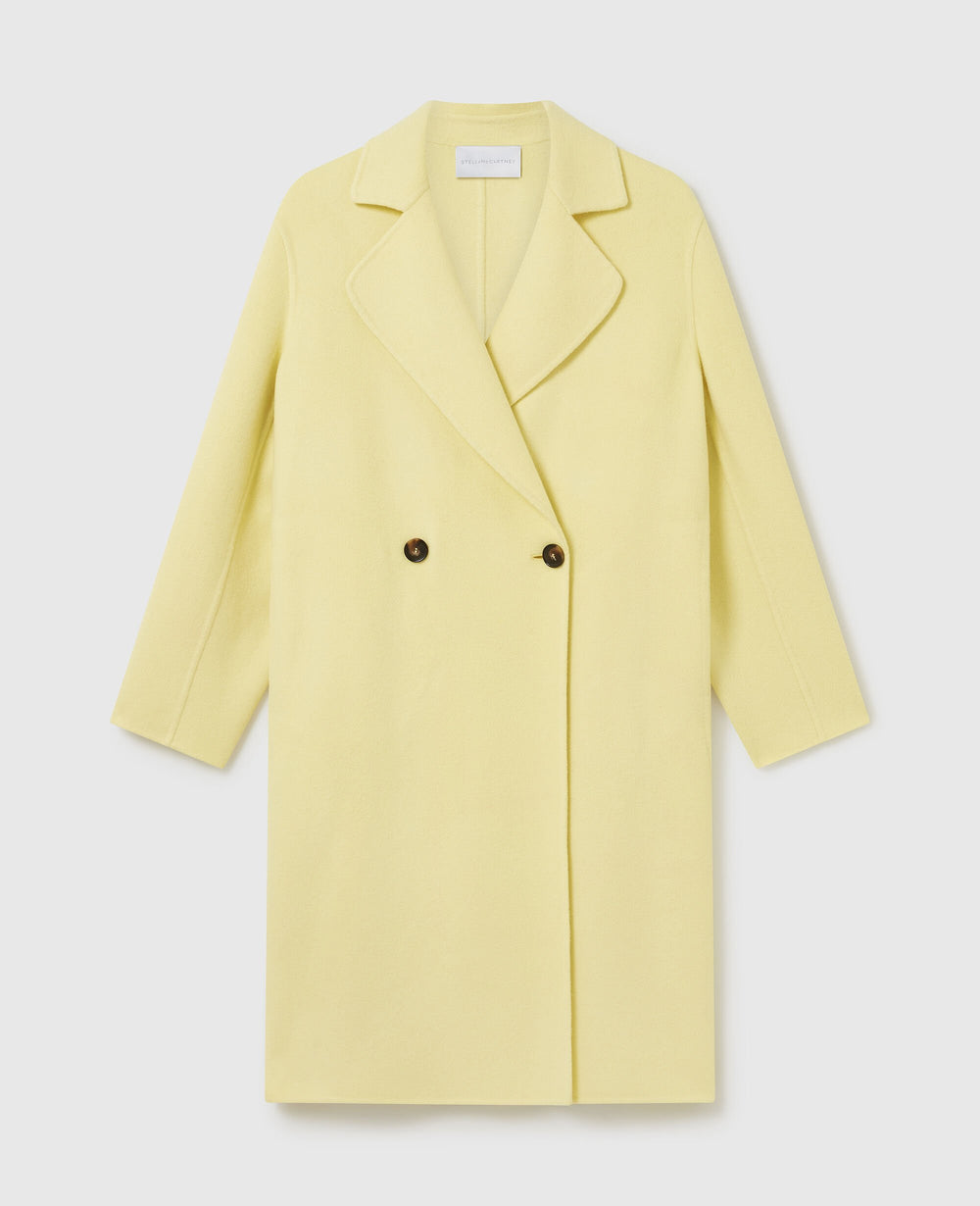 Double-Breasted Longline Peacoat