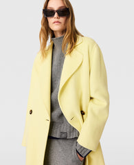 Double-Breasted Longline Peacoat