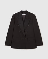 Double-Breasted Boyfriend Blazer