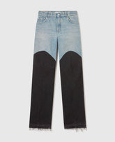 Patchwork Panel Denim Jeans