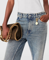 Vintage Wash Bootcut Jeans