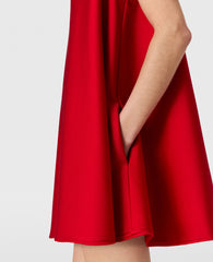 Envers Satin A-Line Mini Dress