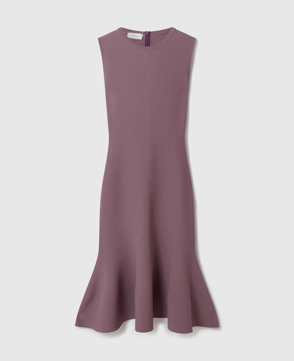 Compact Knit Peplum Dress