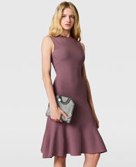Compact Knit Peplum Dress
