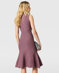 Compact Knit Peplum Dress