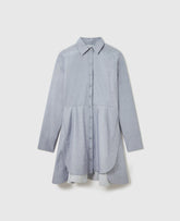 Fitted Chambray Shirt Dress