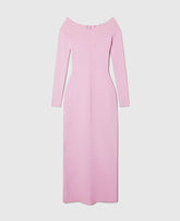 Compact Knit Long Sleeve Dress
