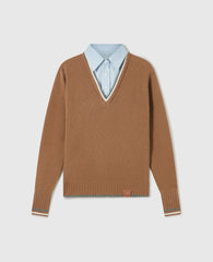 Hybrid Knit Shirt Jumper
