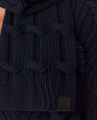 Falabella Cable-Knit Scarf