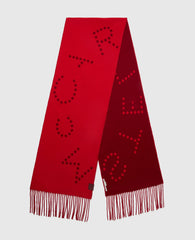 Logo Fringe Scarf