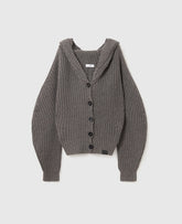 Chunky Ribbed Hooded Cardigan