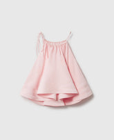 Halterneck Sleeveless Frill Top