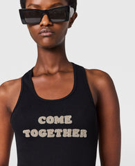 Come Together Slogan Tank Top