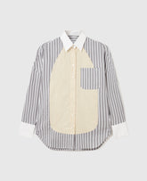 Oversized Mixed Stripe Shirt