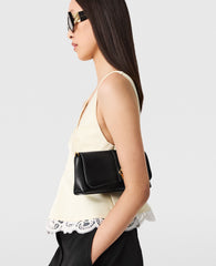 Lace-Trim V-Neck Top