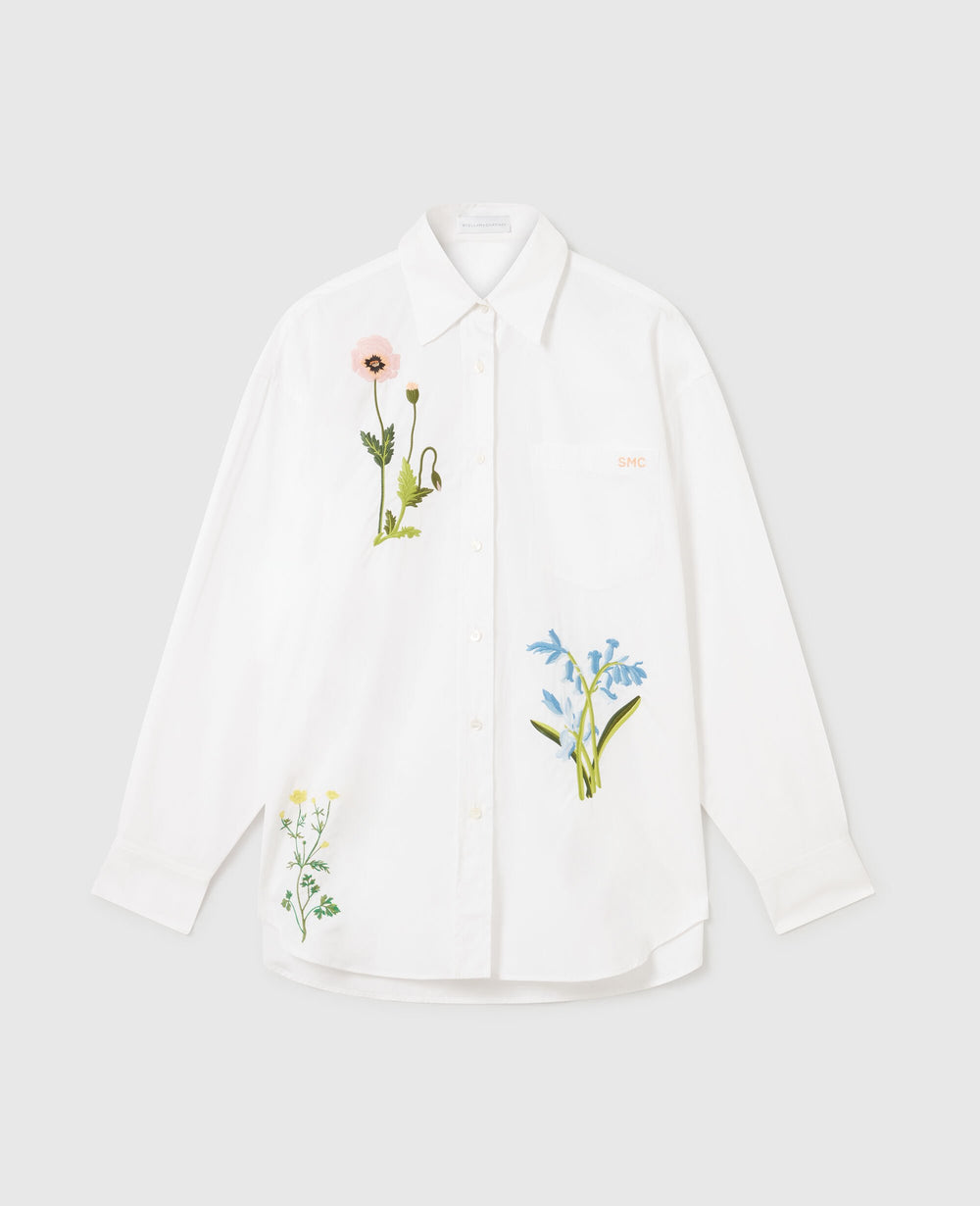 Floral Embroidered Shirt