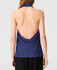 Satin halterneck Top