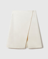 Tailored Satin Midi Skirt