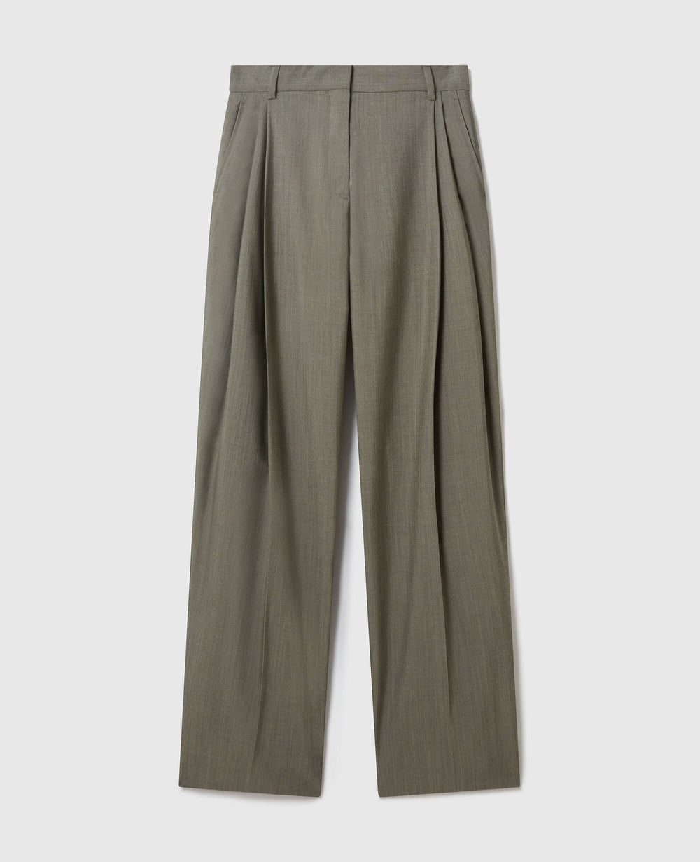 Tropical Lightweight Straight Trousers