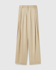Textured Lightweight Straight Trousers