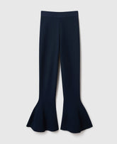Compact Knit Peplum Trousers
