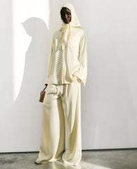 Oversized Drawstring Satin Pants