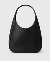 Logo Studded Large Hobo Bag