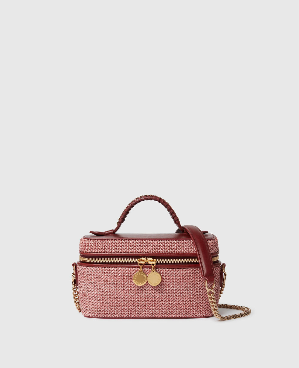 Falabella Raffia Vanity Case