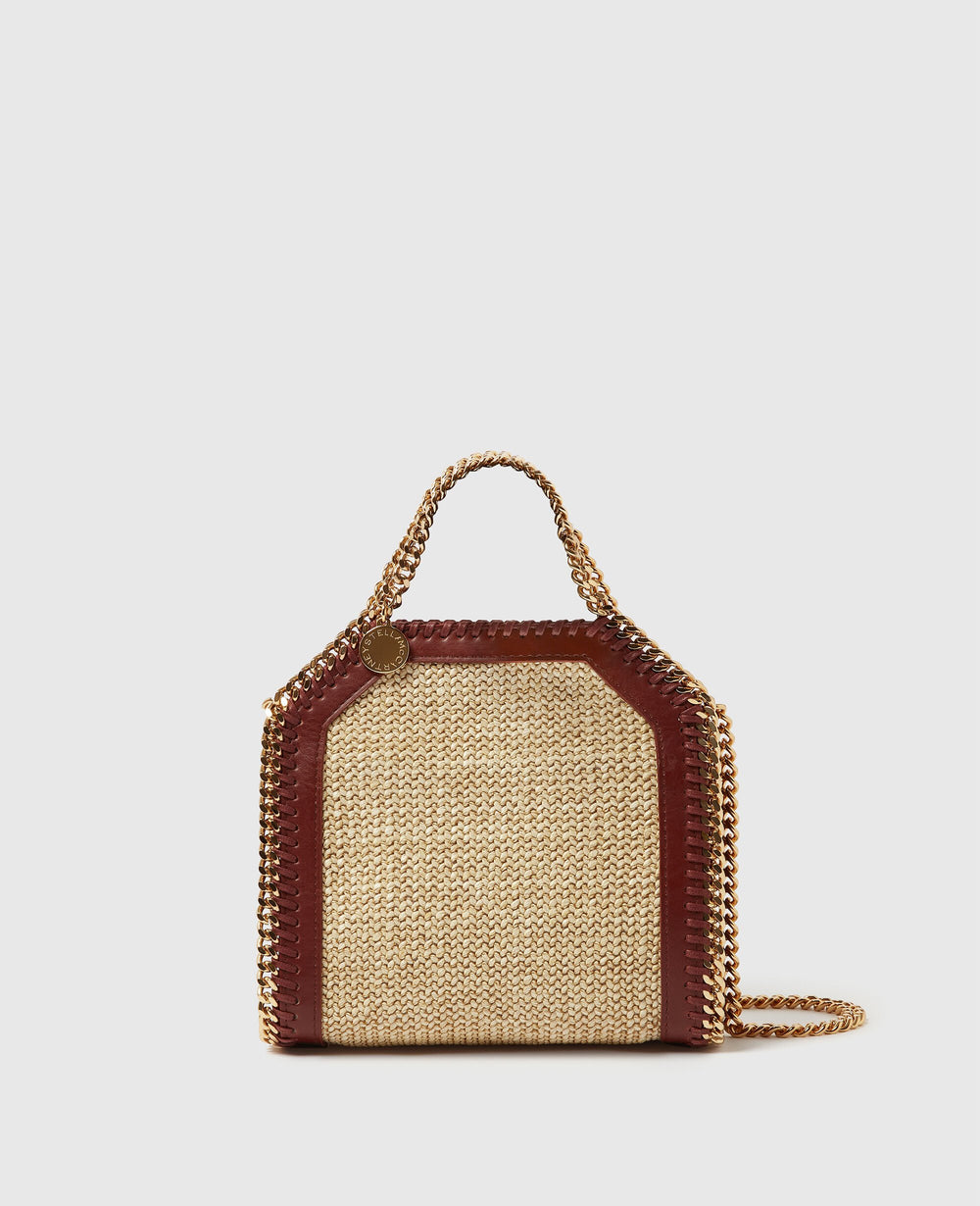 Falabella Raffia Mini Tote Bag