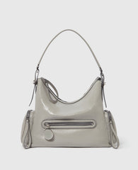 Dartmoor Cracked Patent Shoulder Bag