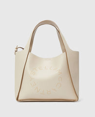 Logo Top Handle Crossbody Tote Bag