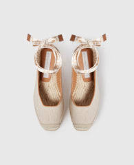 Gaia Wedge Slingback Espadrilles