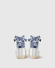 Gaia Striped Flat Espadrilles