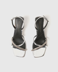 Elsa Metallic Heeled Sandals