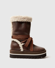 Vegan Plush-Lined Snow Boots