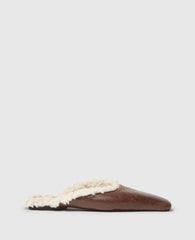 Vegan Plush-Lined Slippers