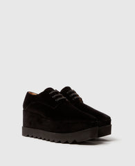 Elyse Velvet Platform Shoes