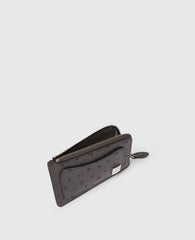 Ryder Ostrich Zip Cardholder