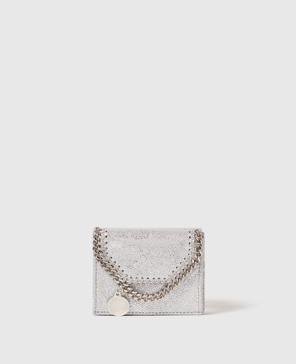 Falabella Metallic Tri-Fold Wallet