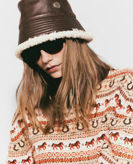 Logo Plush-Lined Bucket Hat