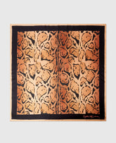 Cloud Leopard Print Square Scarf